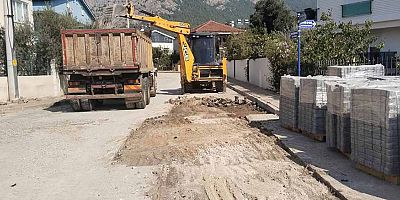 Kemer’de altyapı çalışmaları 