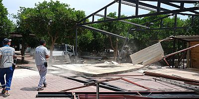 Kemer'de kaçak yapıya taviz yok