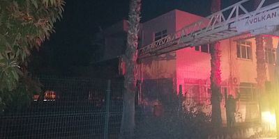 Kemer'de korkutan yangın