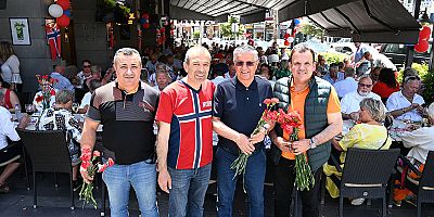Kemer’de Norveç milli bayramı kutlandı