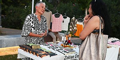 Kemer’de üreten ev hanımları kermesi yapıldı