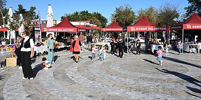 Kemer’de yılın son “Üreten ev hanımları kermesi”