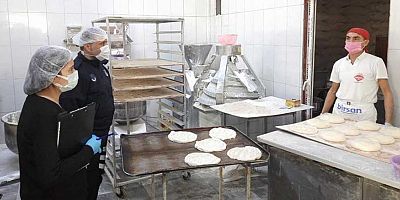 Kemer'deki fırınlar denetlendi