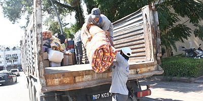 Kemer'den Manavgat'a destek devam ediyor