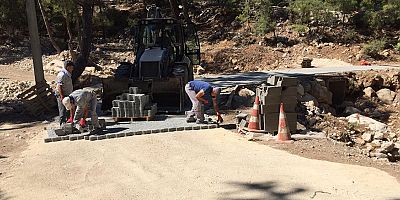 Kemer genelinde altyapı çalışmaları sürüyor