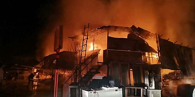 Kemer Hurdacılar Sitesi’nde yangın