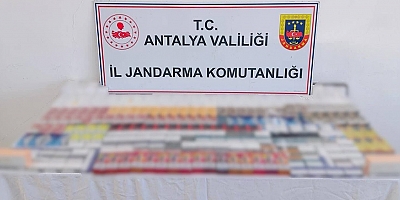 Kemer İlçesinde Kaçak Sigara Operasyonu