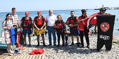 Kemer'in deniz dibi tertemiz…