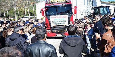 Kemer’in ilk yardım tırı yola çıktı