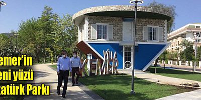 Kemer'in yeni yüzü Atatürk Parkı
