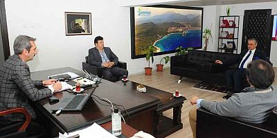 Kemer Kaymakamlığı'nda koronavirüs toplantısı