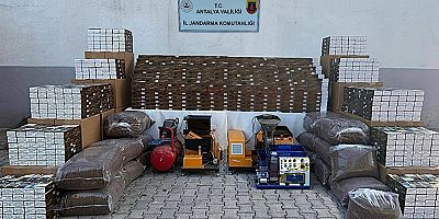 Kemer ve Konyaaltı İlçelerinde Kaçak Tütün ve Sigara Operasyonu
