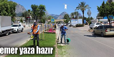 Kemer yaza hazır