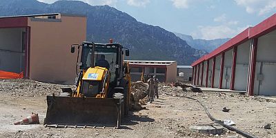 Kemer Yeni Küçük Sanayi Sitesi’nin altyapısı tamamlandı