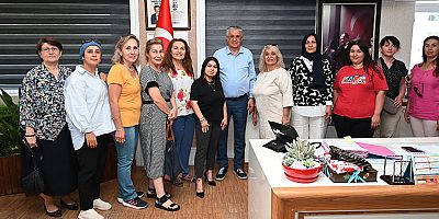 Kemerli kadınlardan Başkan Topaloğlu'na ziyaret