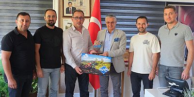 KEMK Başkanı Özdemir’den Başkan Topaloğlu’na teşekkür ziyareti