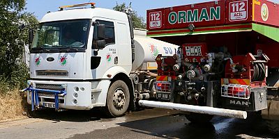 Kepez Belediyesi’nden Aksu ve Muratpaşa’daki yangınlara destek