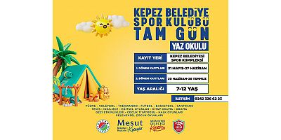 Kepez Belediyesi’nden çocuklara tam gün “Yaz Okulu”