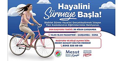 Kepez Belediyesi’nden kadınlara özel bisiklet eğitimi