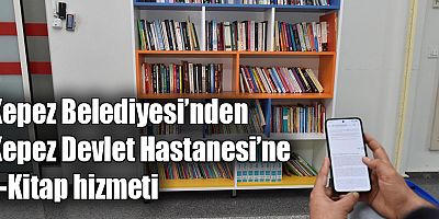 Kepez Belediyesi’nden Kepez Devlet Hastanesi’ne E-Kitap hizmeti
