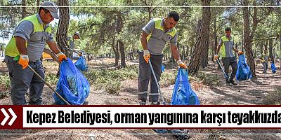 Kepez Belediyesi, orman yangınına karşı teyakkuzda