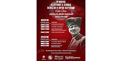 Kepez’de 19 Mayıs coşkusu tarih ve bilimle buluşuyor