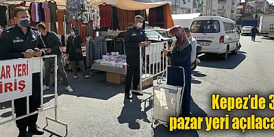 Kepez’de 36 pazar yeri açılacak