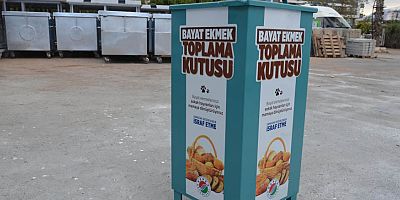 Kepez’de bayat ekmekler sokak hayvanlarına mama olacak