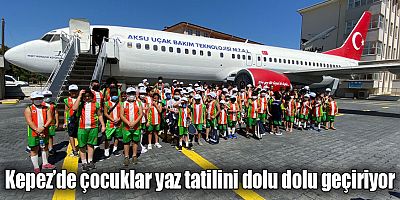 Kepez’de çocuklar yaz tatilini dolu dolu geçiriyor