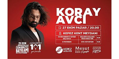 Kepez’de Cumhuriyet Bayramı’na özel ilk halk konseri