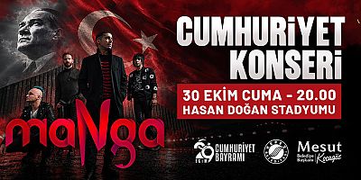 Kepez’de Cumhuriyet coşkusu Manga konseriyle taçlanacak