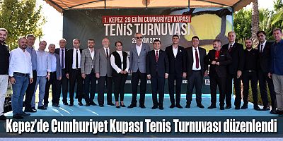 Kepez’de Cumhuriyet Kupası Tenis Turnuvası düzenlendi