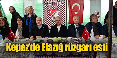 Kepez’de Elazığ rüzgarı esti