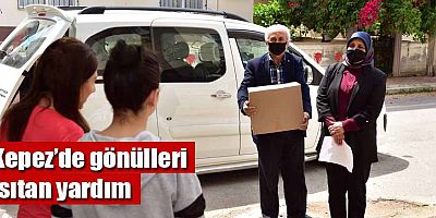 Kepez’de gönülleri ısıtan yardım  