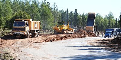 Kepez’de güvenli ulaşım için Aktoprak’ta yol düzenlemesi