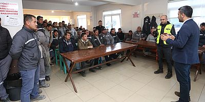 Kepez’de iş güvenliği eğitimiyle iş başı  