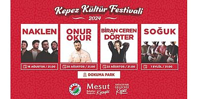 Kepez’de konserlerle dolu kültür festivali
