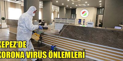 Kepez’de Korona Virüs önlemleri