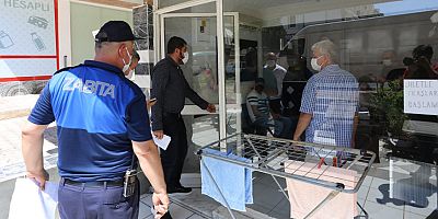 Kepez’de koronavirüs denetimi