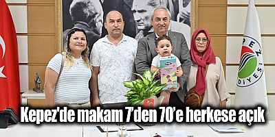 Kepez'de makam 7’den 70’e herkese açık