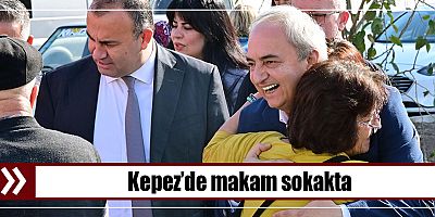 Kepez’de makam sokakta
