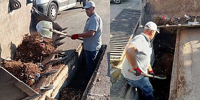 Kepez’de mazgal temizliği