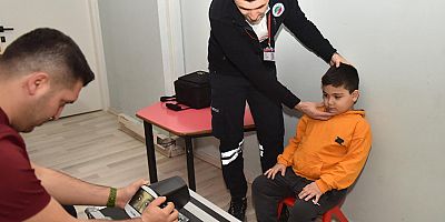Kepez’de minik gözlere tarama