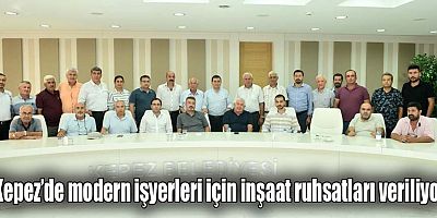 Kepez’de modern işyerleri için inşaat ruhsatları veriliyor