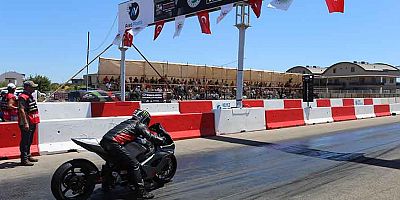 Kepez’de Motodrag rüzgarı esti