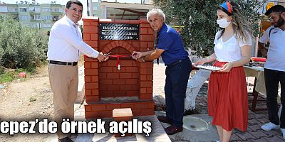 Kepez’de örnek açılış