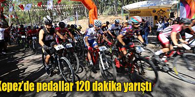 Kepez’de pedallar 120 dakika yarıştı