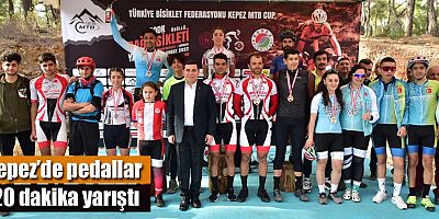 Kepez’de pedallar 120 dakika yarıştı