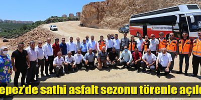 Kepez’de sathi asfalt sezonu törenle açıldı