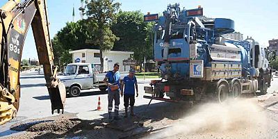 Kepez’de su baskınlarına karşı etkin mücadele  